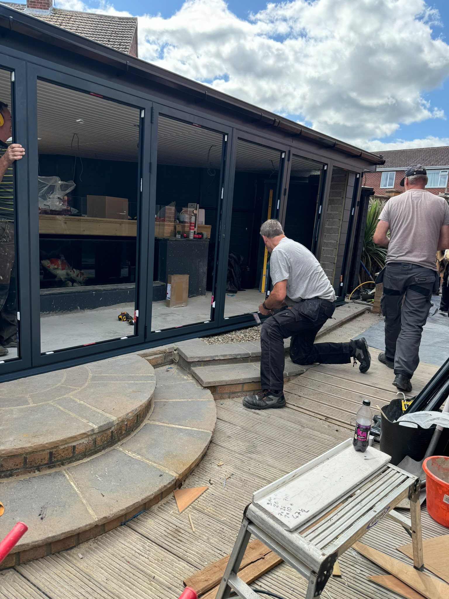 Installing a garden room