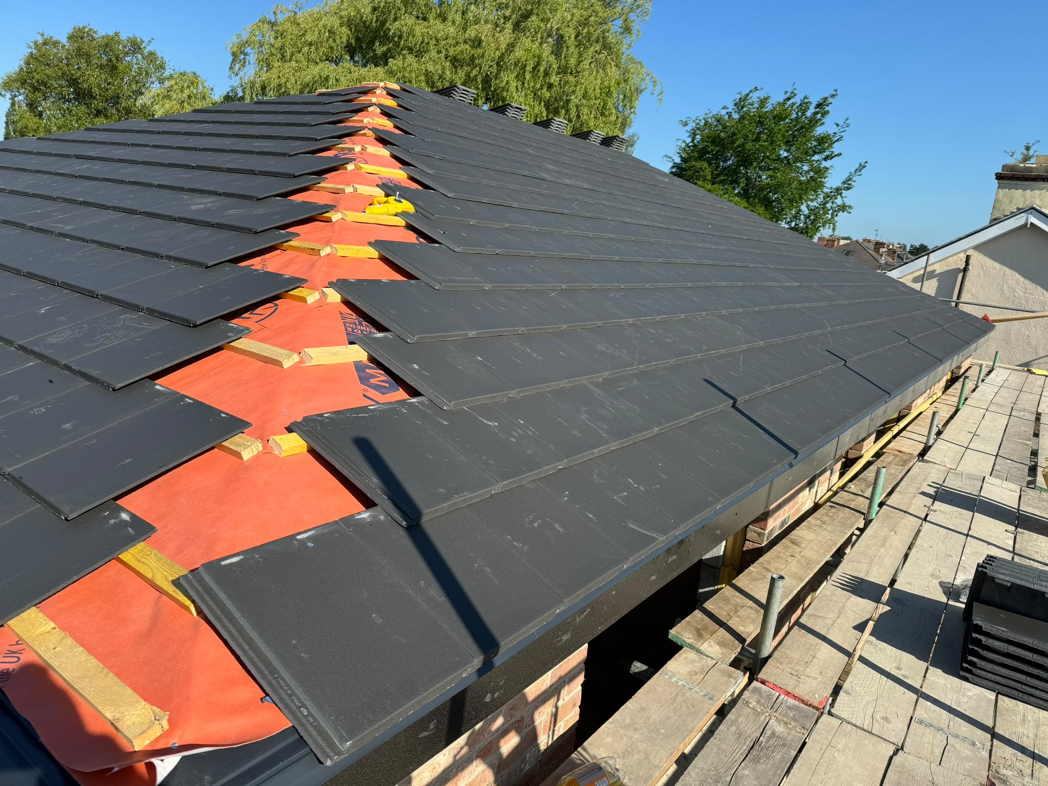 A completed roof by Roofing North East in Middlesbrough
